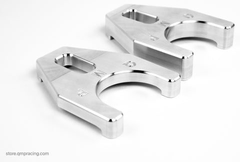Deep Groove Distributer Clamps for MSD SBC BBC - Low Profile Size - USA Made by QMP