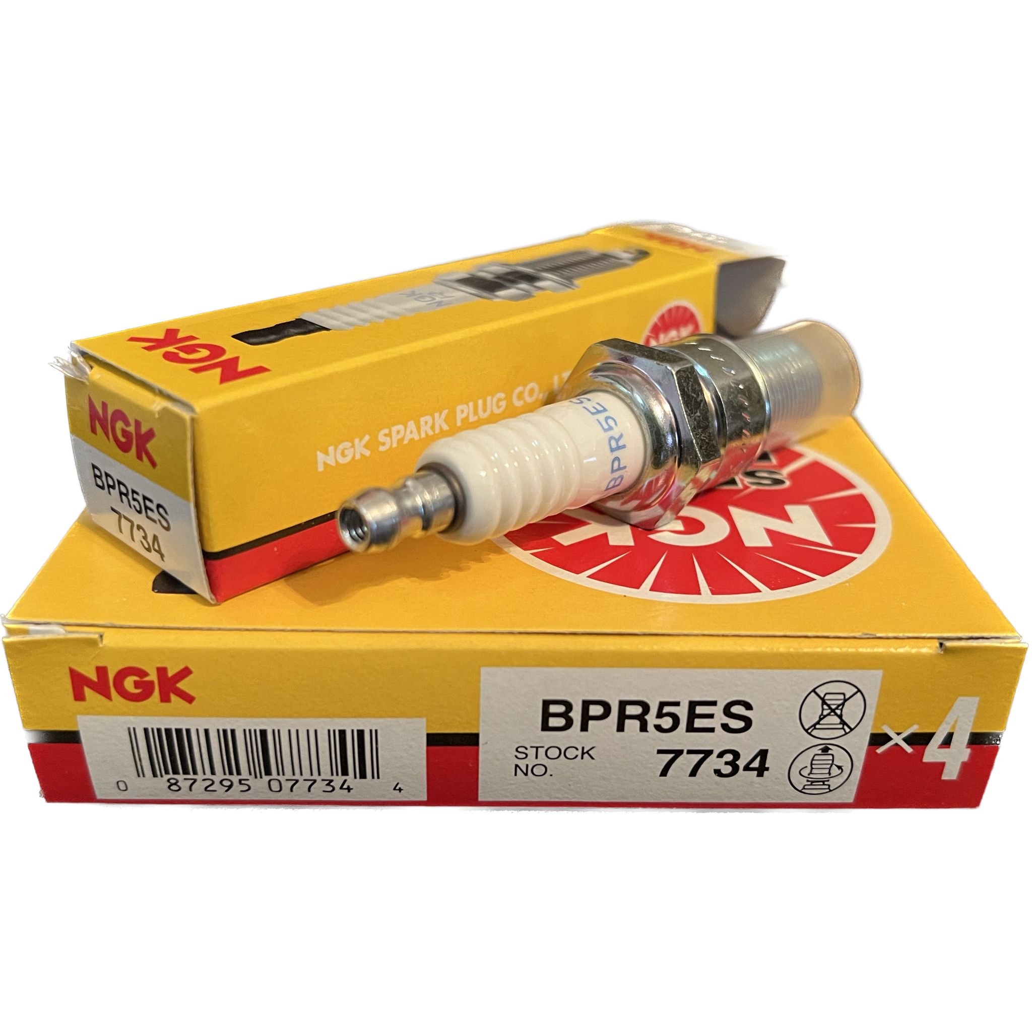 NGK 4 Pack Spark Plug Copper Core BPR5ES #7734